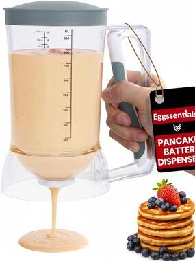 Eggssentials Pancake Dispenser, Grey, NIB